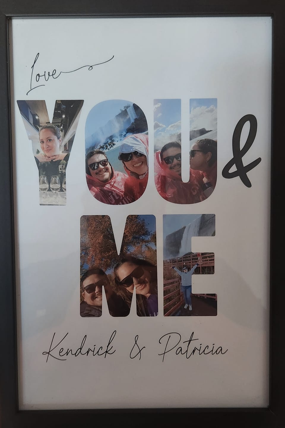 Customer photo review of You & Me - Personalized Poster
