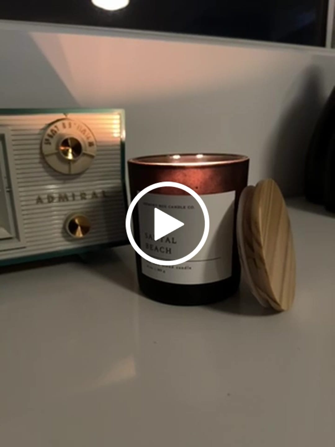 Customer video review of Santal Beach 10 oz. Candle