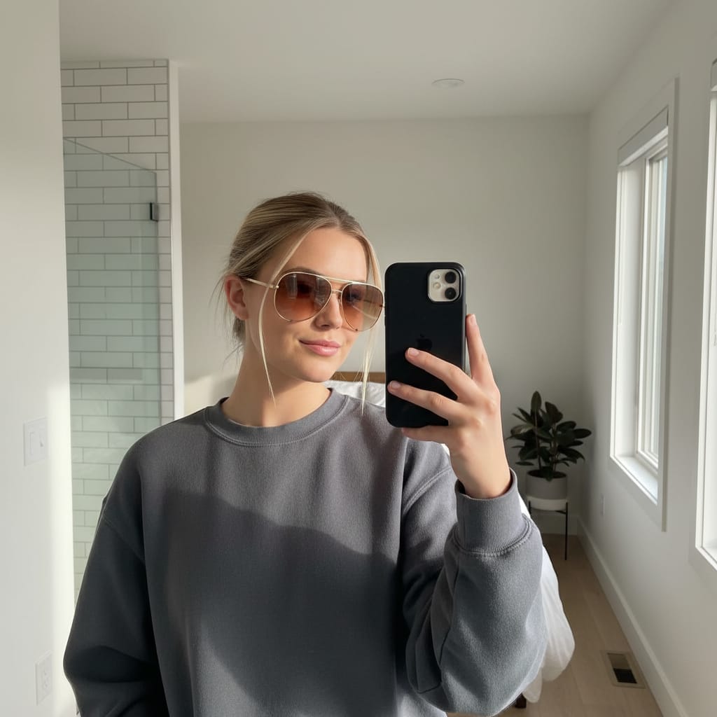 Customer photo review of Ombre Pilot Tan