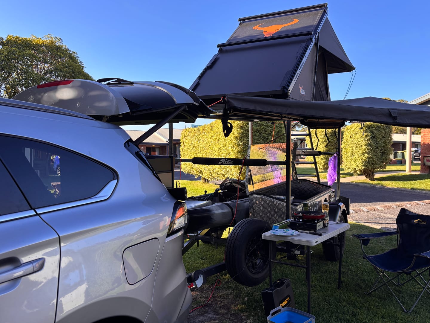Customer photo review of Summit SLV Rooftop Tent