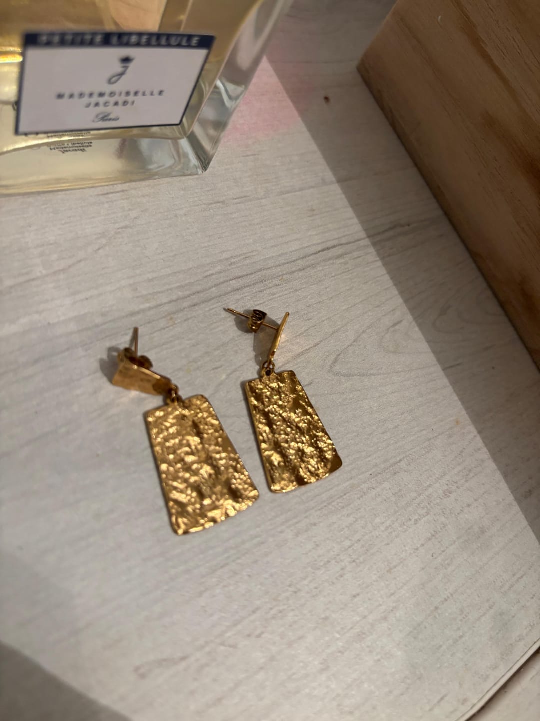 Customer photo review of Boucles d'oreilles Éprouvées - Acier