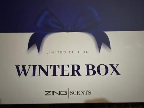 Reviewer's limited edition 'WINTER BOX' packaging for the OUD Supreme BUNDLE.