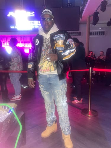 Customer photo review of Godspeed Forever Black Leather Trucker Hat