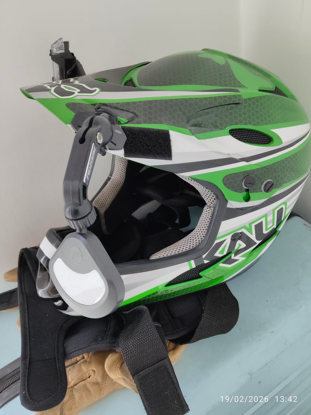 Customer photo review of Helmet Mirror
