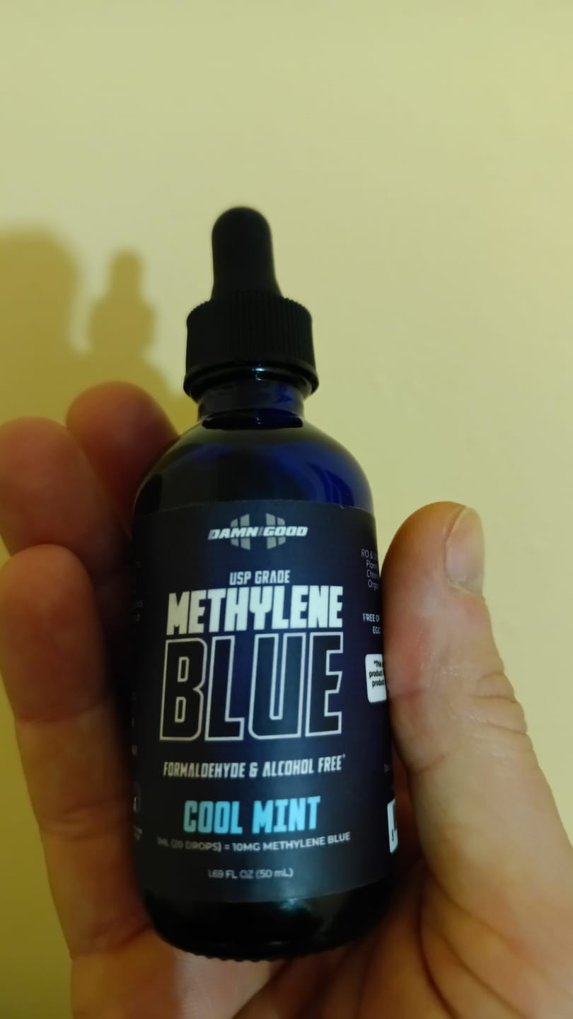 Customer photo review of Damn Good™ Methylene Blue – USP Grade Solution (Cool Mint)