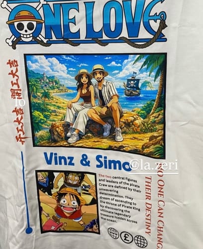 Customer photo review of ONE LOVE - Personalizzabile