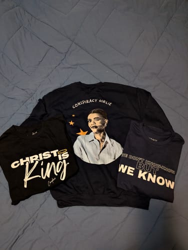 Customer photo review of We Know T-Shirt