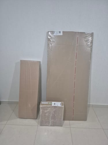 Customer photo review of Juego de Comedor Havana Con 4 Sillas Marrón/Crema