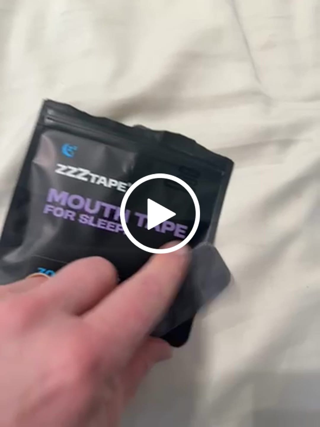 Customer video review of ZzzTape - Mouth Tape