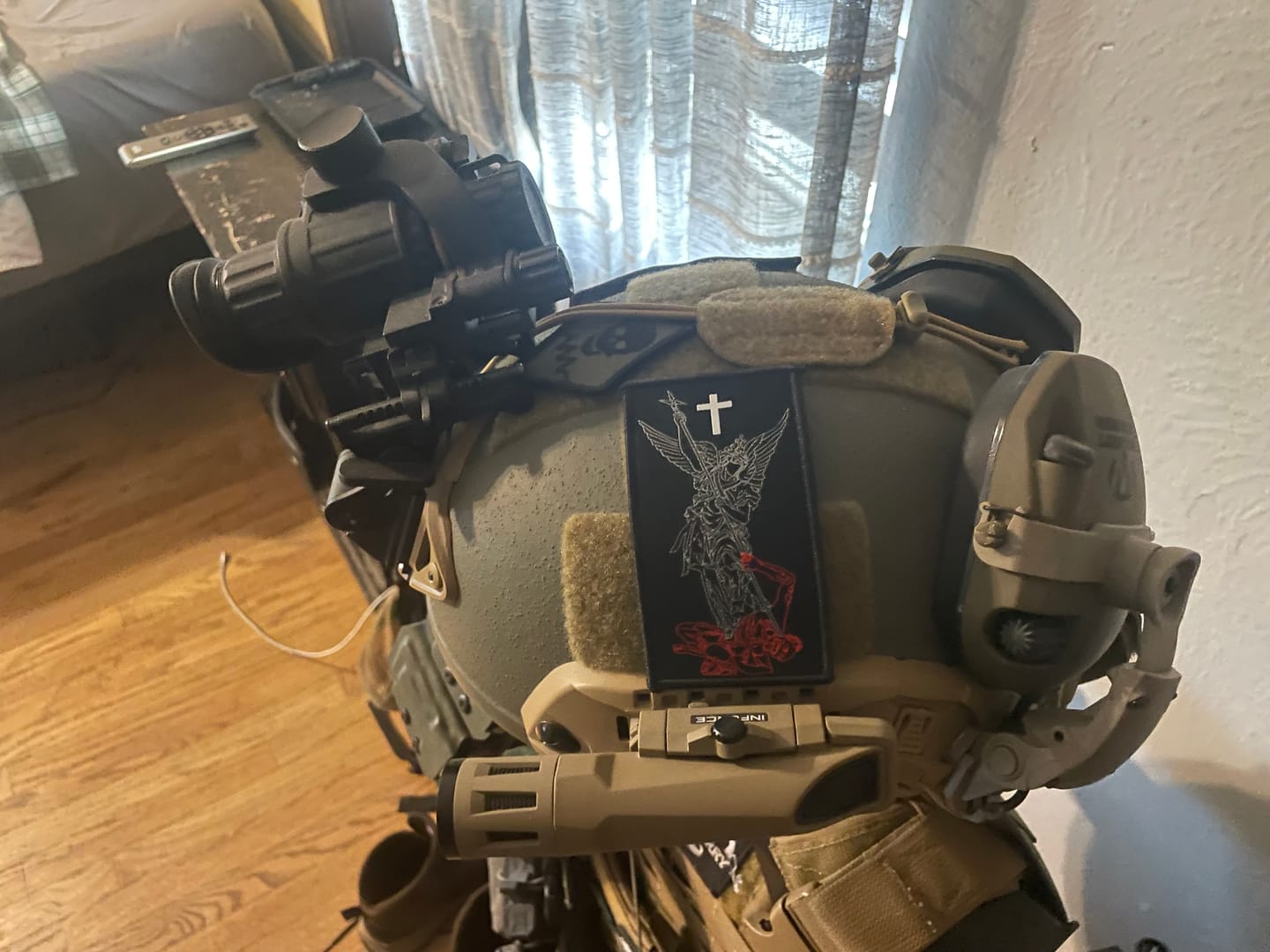 Customer photo review of SAINT MICHAEL Patch
