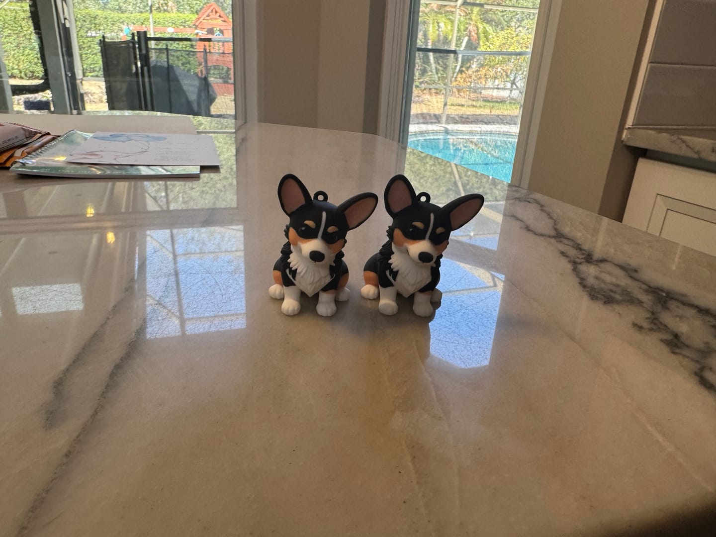 Customer photo review of Custom 3D Keychain Figure from Your Photo Personalized Mini Doll Gift Idea