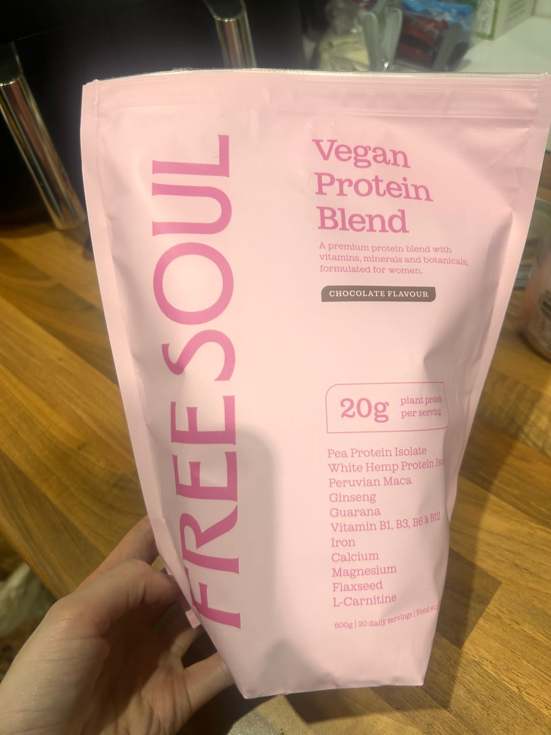 Customer photo review of Vegan Protein Blend