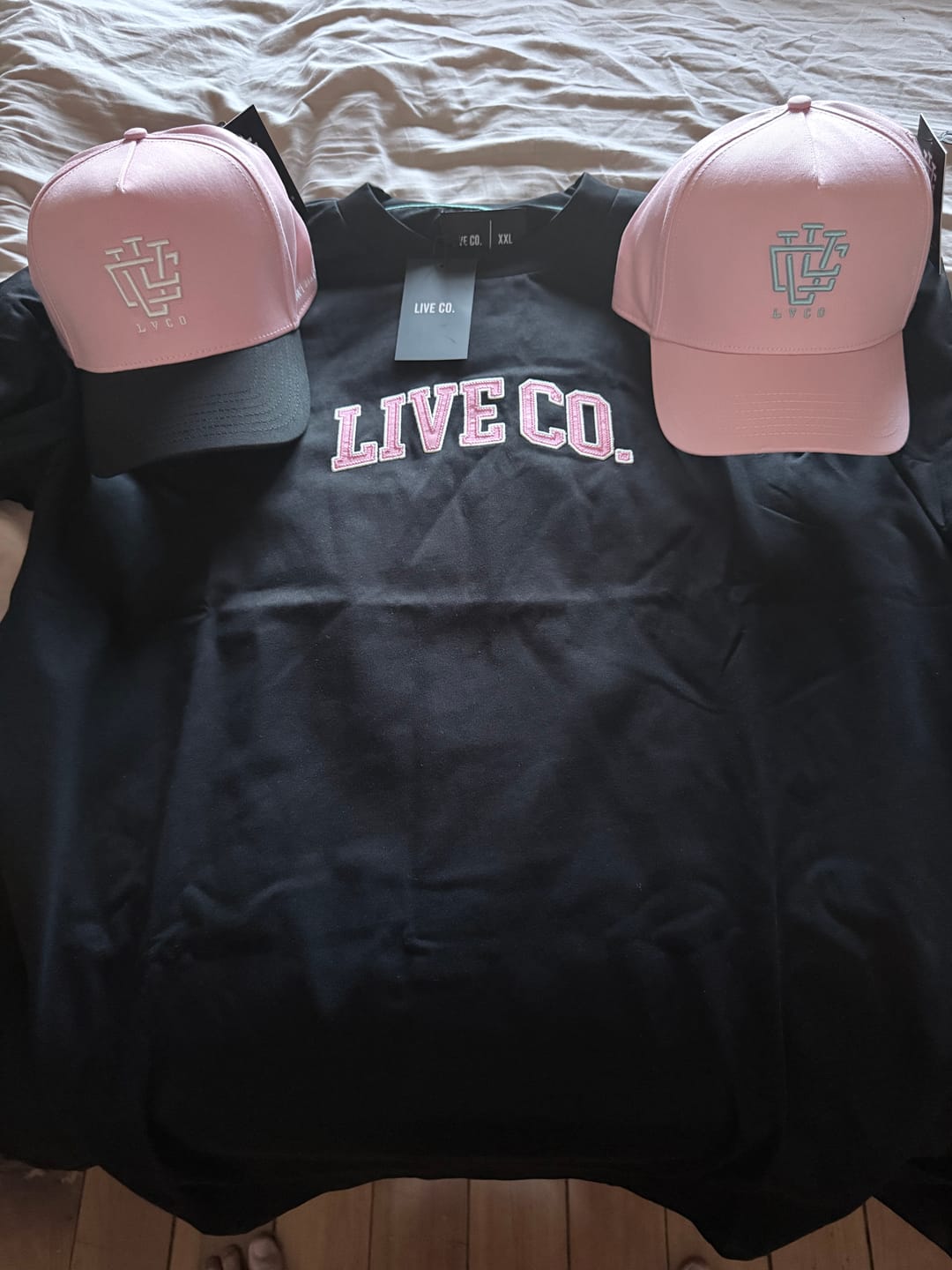Customer photo review of Pink Statement Tee