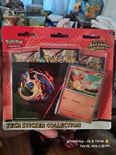 Customer photo review of Mega Evolution: Ascended Heroes Tech Sticker Collection (Styles May Vary) (ASC)