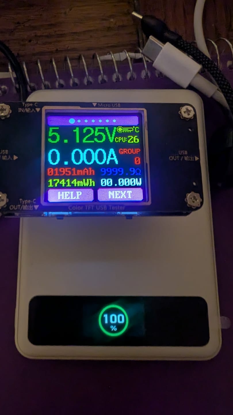 Customer photo review of SolidSafe™ 5K Solid-State Magnetic Power Bank