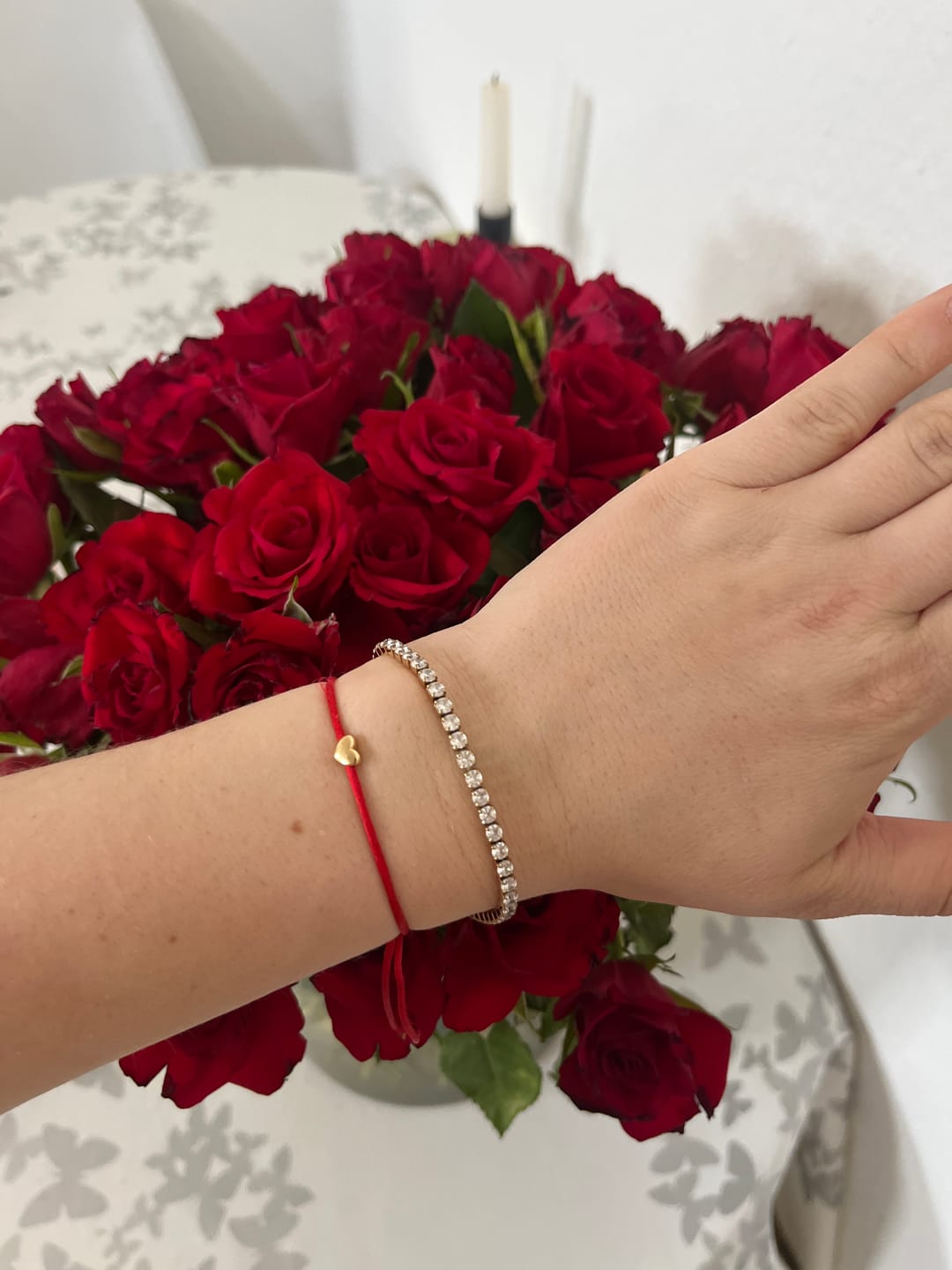 Customer photo review of Ava Gold Bracelet