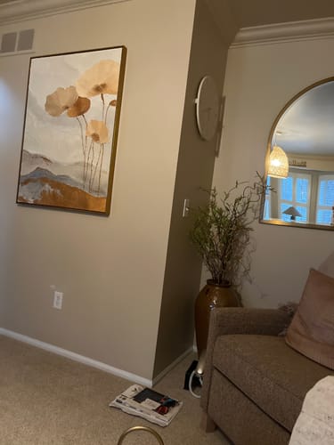 Customer review photo for Plaster Art Texture Painting #SG481