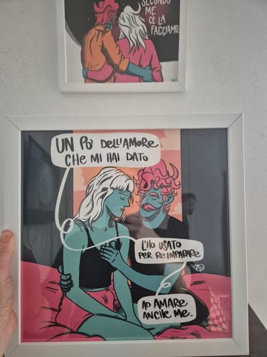 Customer photo review of Stampa su Cartoncino - Un Po' Dell'Amore Che Mi Hai Dato