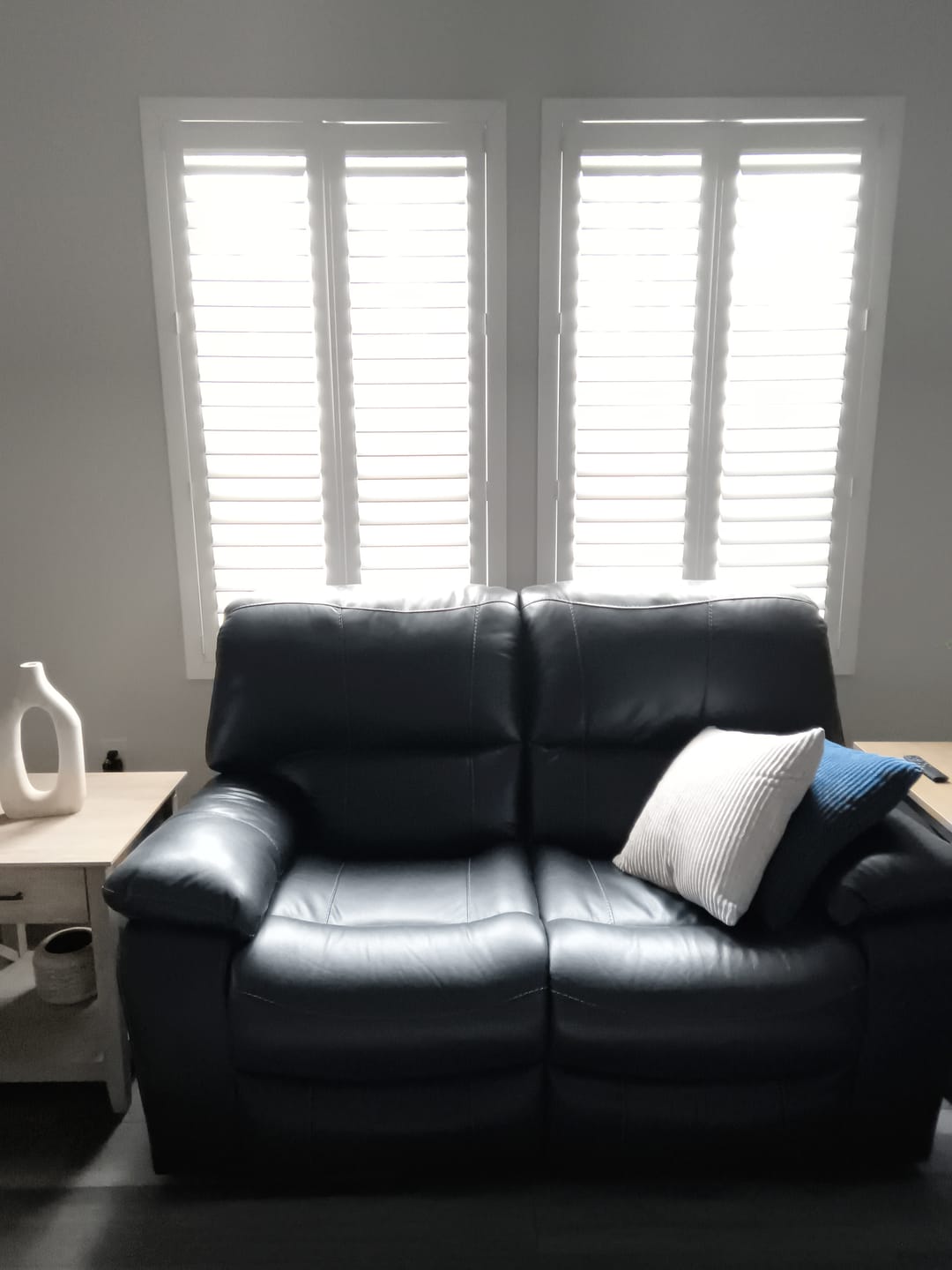 Customer photo review of Economy Polyresin Plantation Shutter