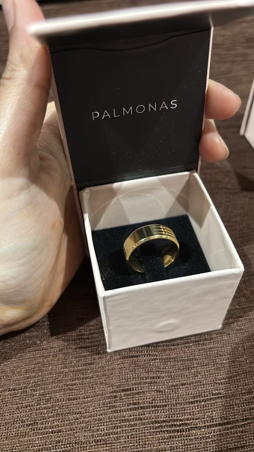 Customer photo review of Shiny Diamond Gold Ring