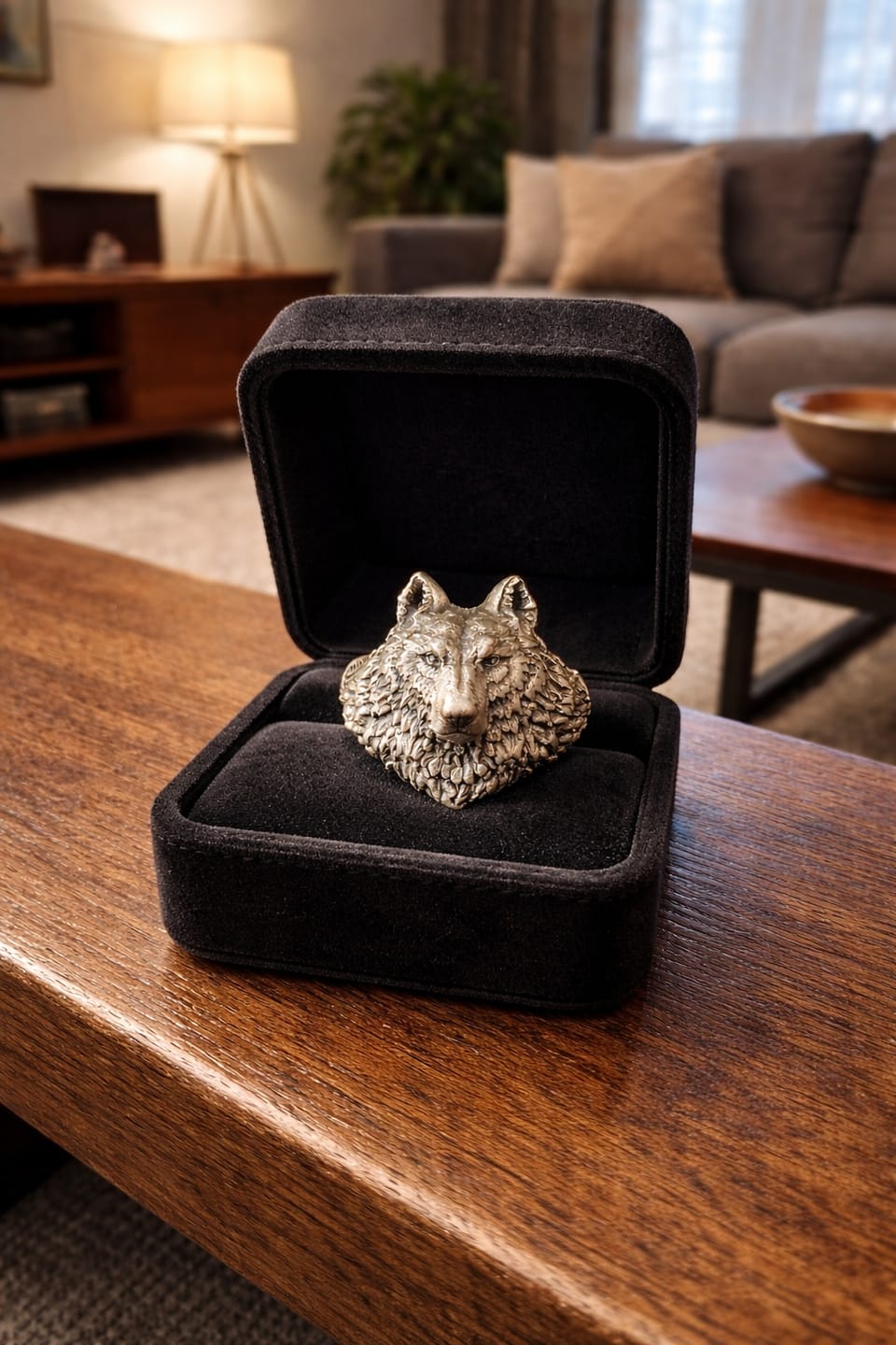 Customer photo review of Lobo Predator — Anillo Plata 950