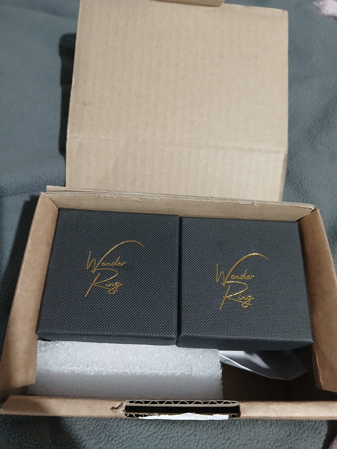Customer photo review of Gold Wonder Ring Set