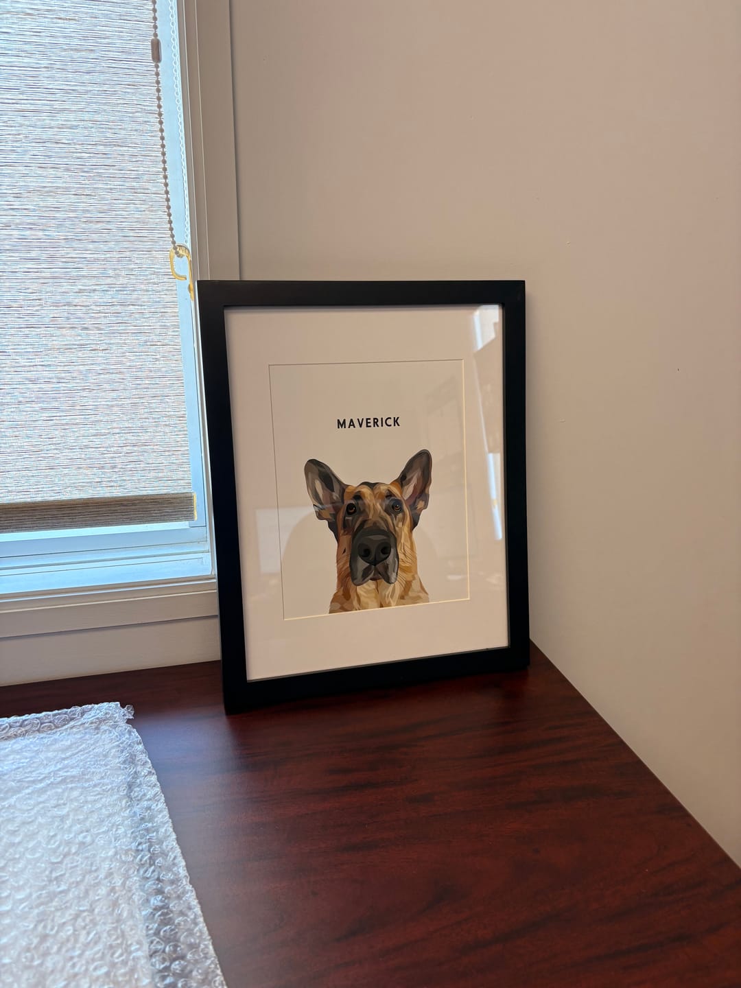 Customer photo review of Custom One Pet Portrait