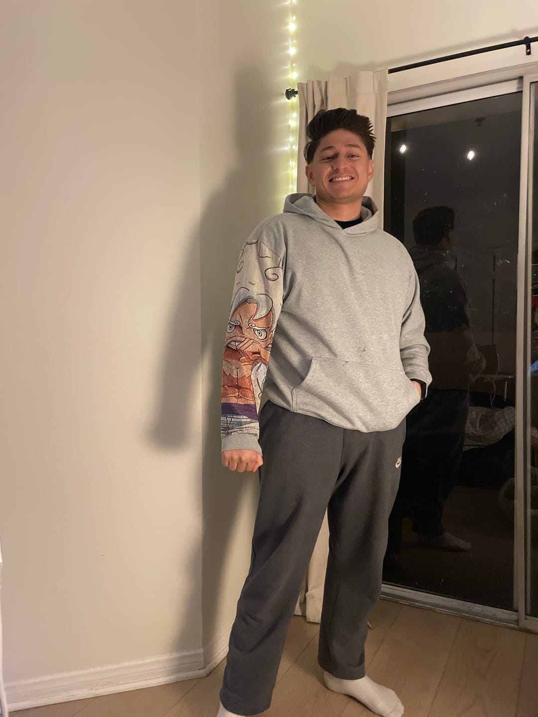 Customer photo review of Luffy Gear 5 Tapestry Hoodie