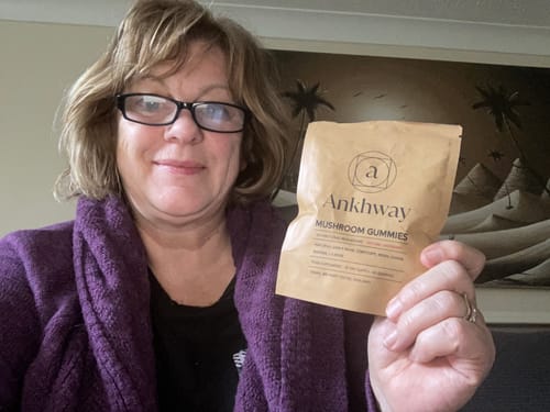 Customer photo review of Mushroom Gummies