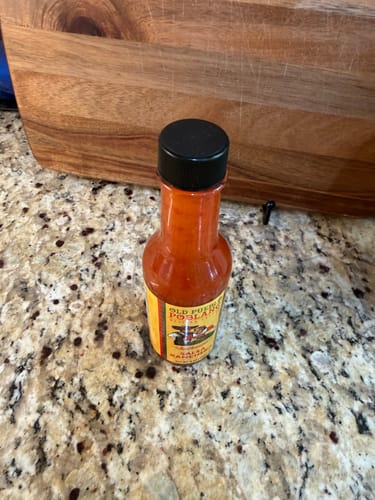 Customer photo review of Old Pueblo Authentic Poblano Salsa Ranchera Hot Sauce