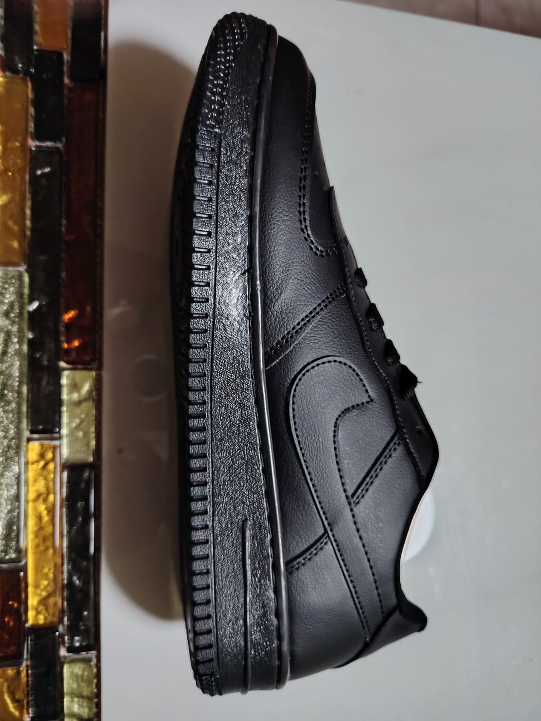 Customer photo review of Tenis 018 Negro Plata