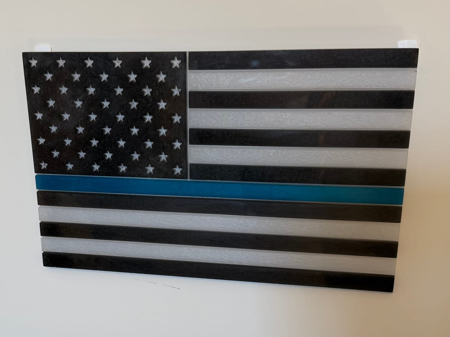 Customer photo review of Small American Flag Mold - 16x10x0.5" - USA Flag Silicone Mold