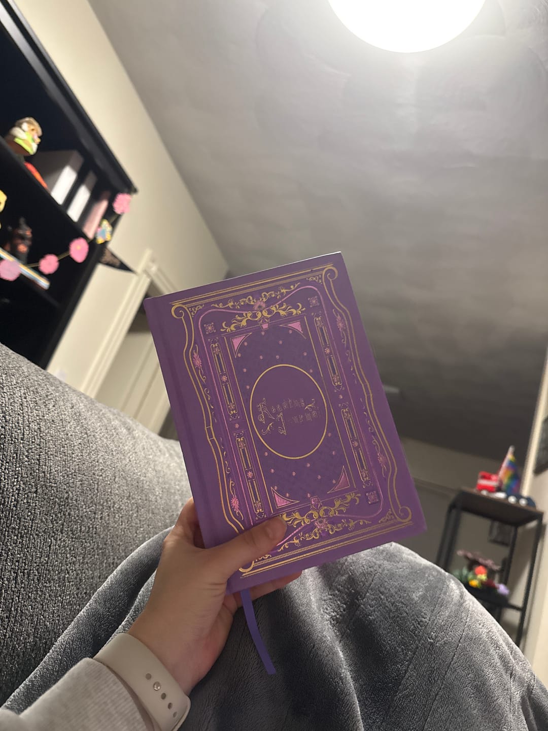 Customer photo review of Reading Journal - Wisteria