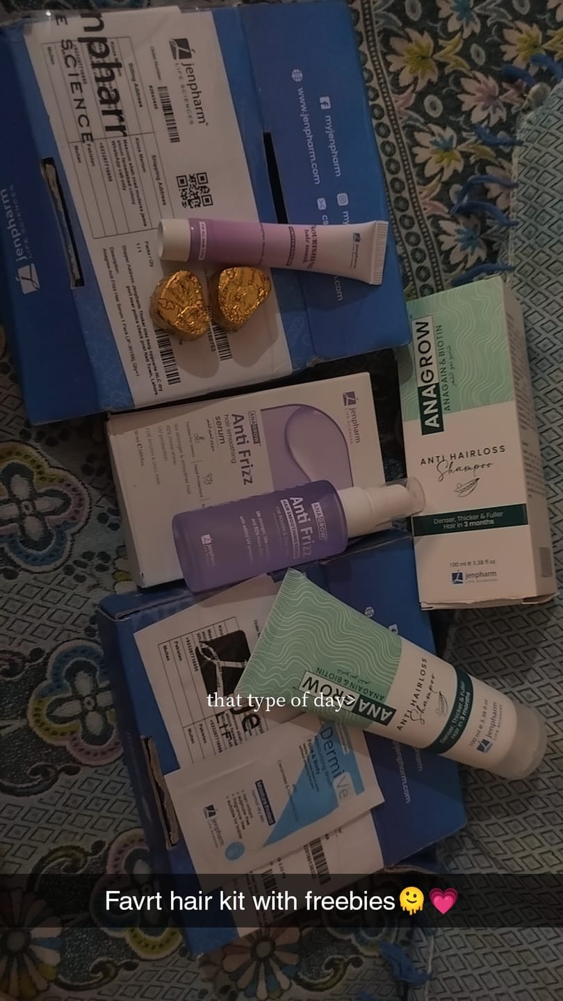 Customer photo review of Anagrow Anti Frizz Hair Serum