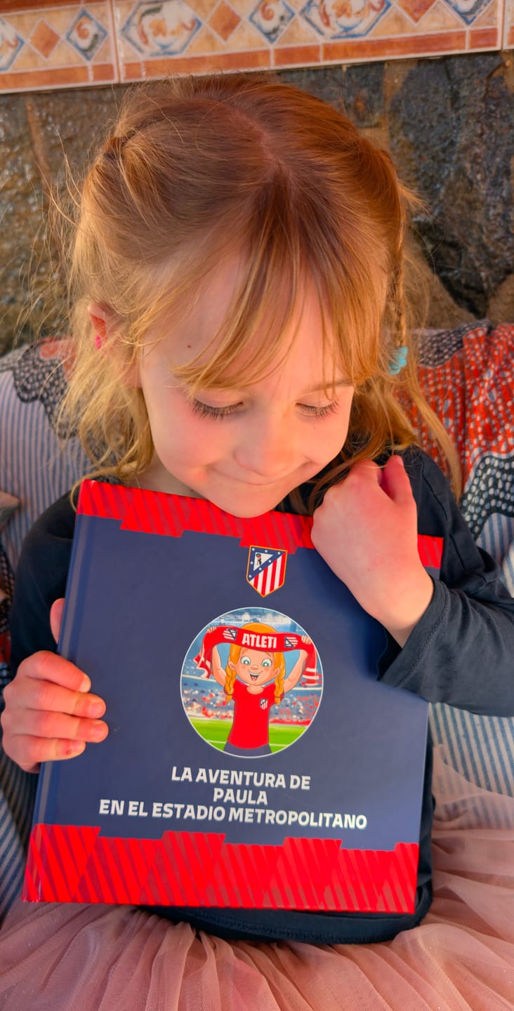 Customer photo review of Atlético de Madrid Personalised Book