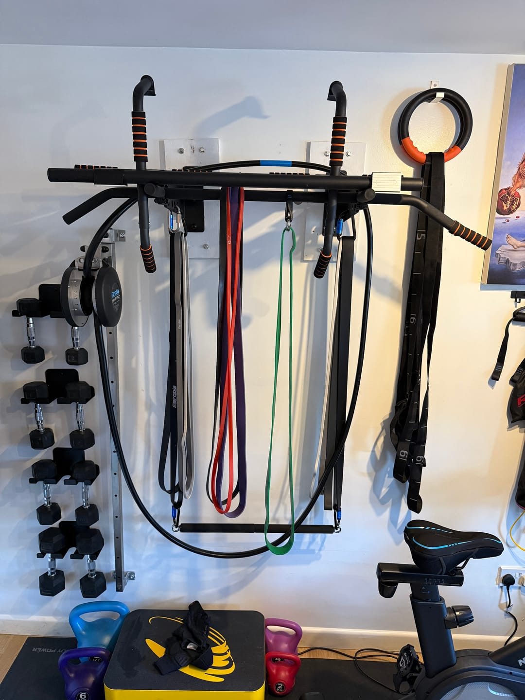 Customer photo review of Premium Pull-up bar for Wall and Ceiling