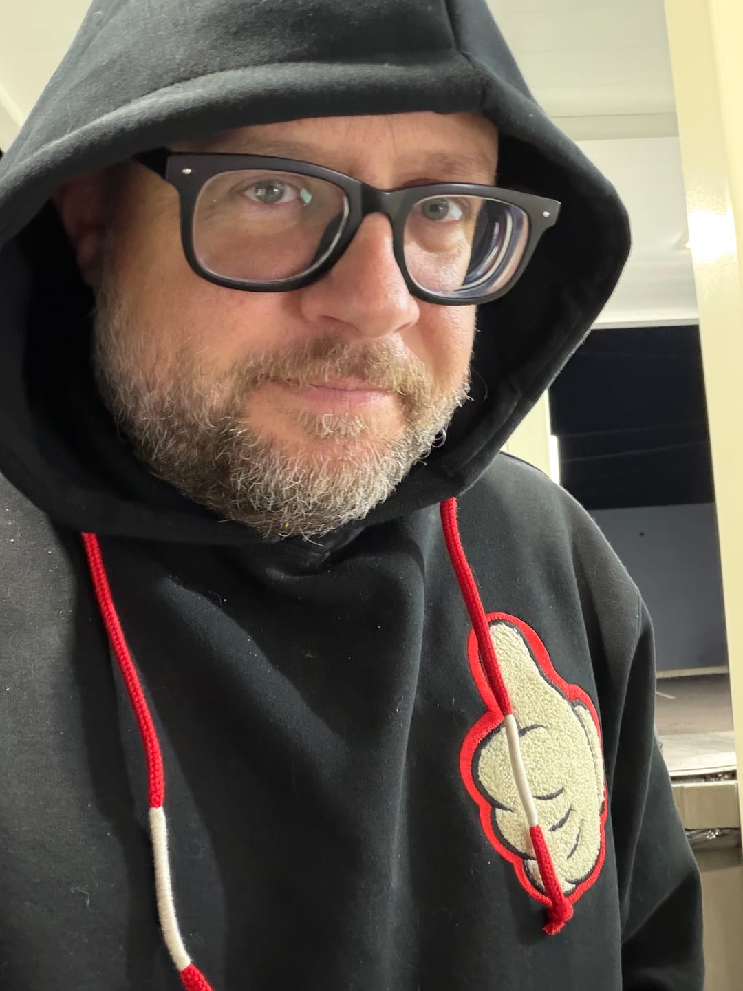 Customer photo review of Disney "You Got This, Pal!" (Black) – Classic Hoodie