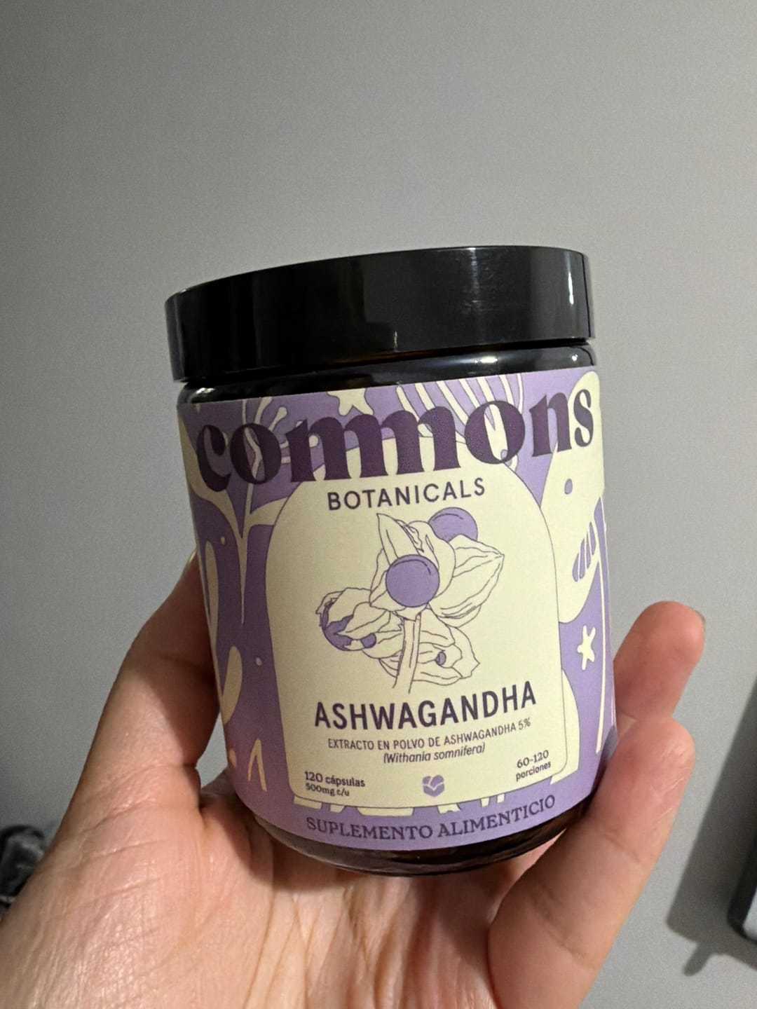 Customer photo review of Ashwagandha Orgánico 5%