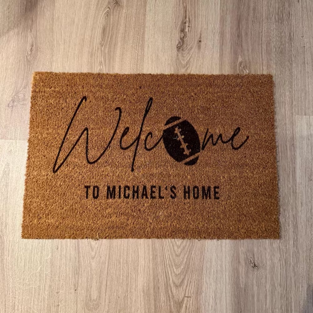 Customer photo review of Fußmatte aus Kokos personalisierbar – Individuelle Türmatte mit eigenem Motiv & Logo