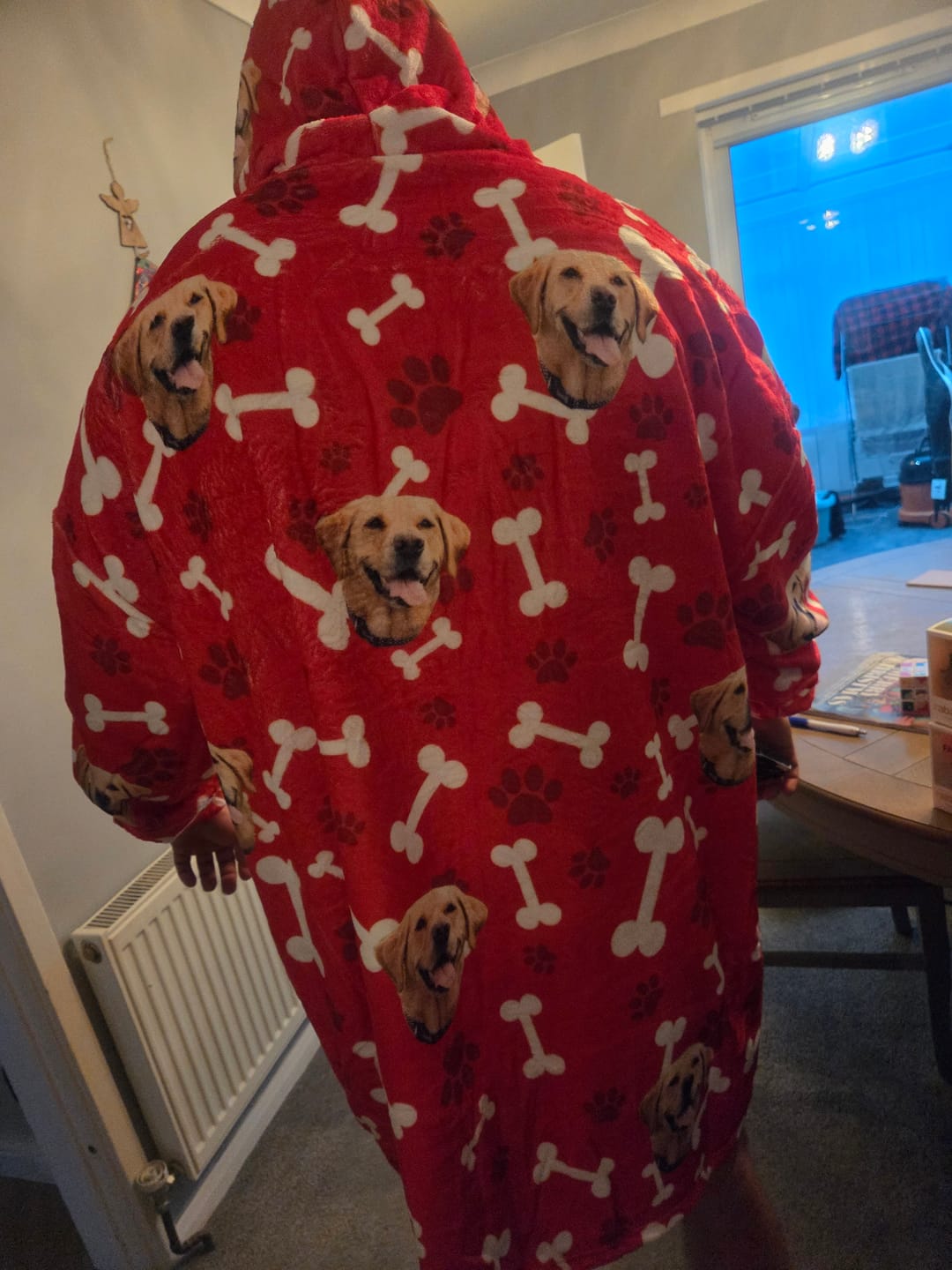 Customer photo review of Custom Dog Hoodie