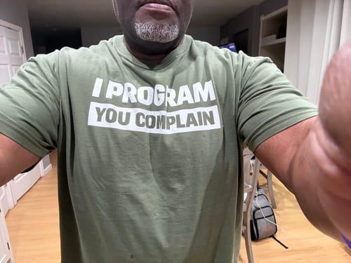 Customer photo review of Admit It T-Shirt