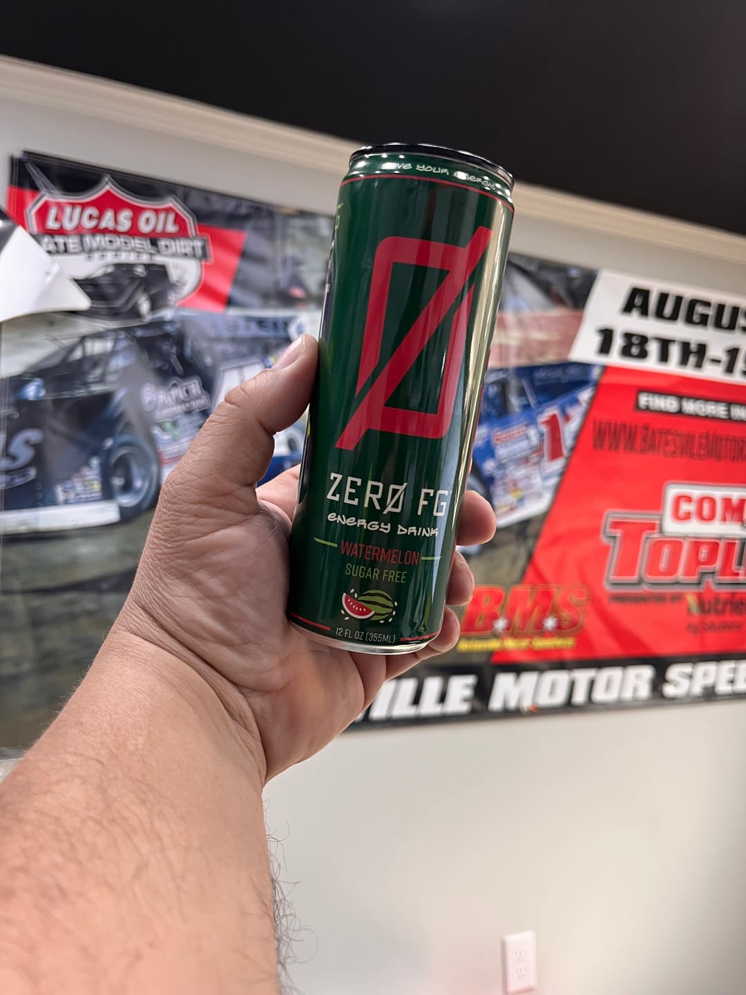 Customer photo review of ØFG Energy Drink - Watermelon Sugar Free