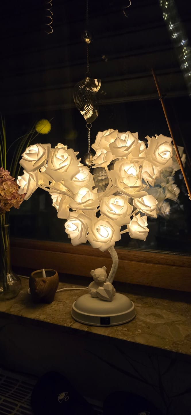 Customer photo review of Bäumlein® - mit 32 LED Rosen