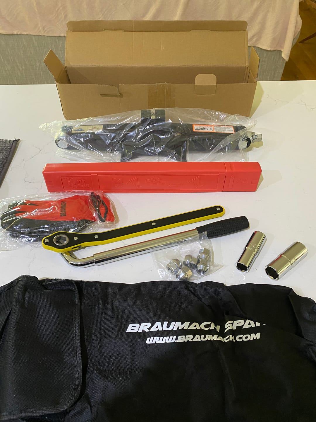 Customer photo review of KIA EV6 Space Saver Spare Wheel Kit - HUB CENTRIC - Braumach Spare Wheel Kit All Models - 2021-2026