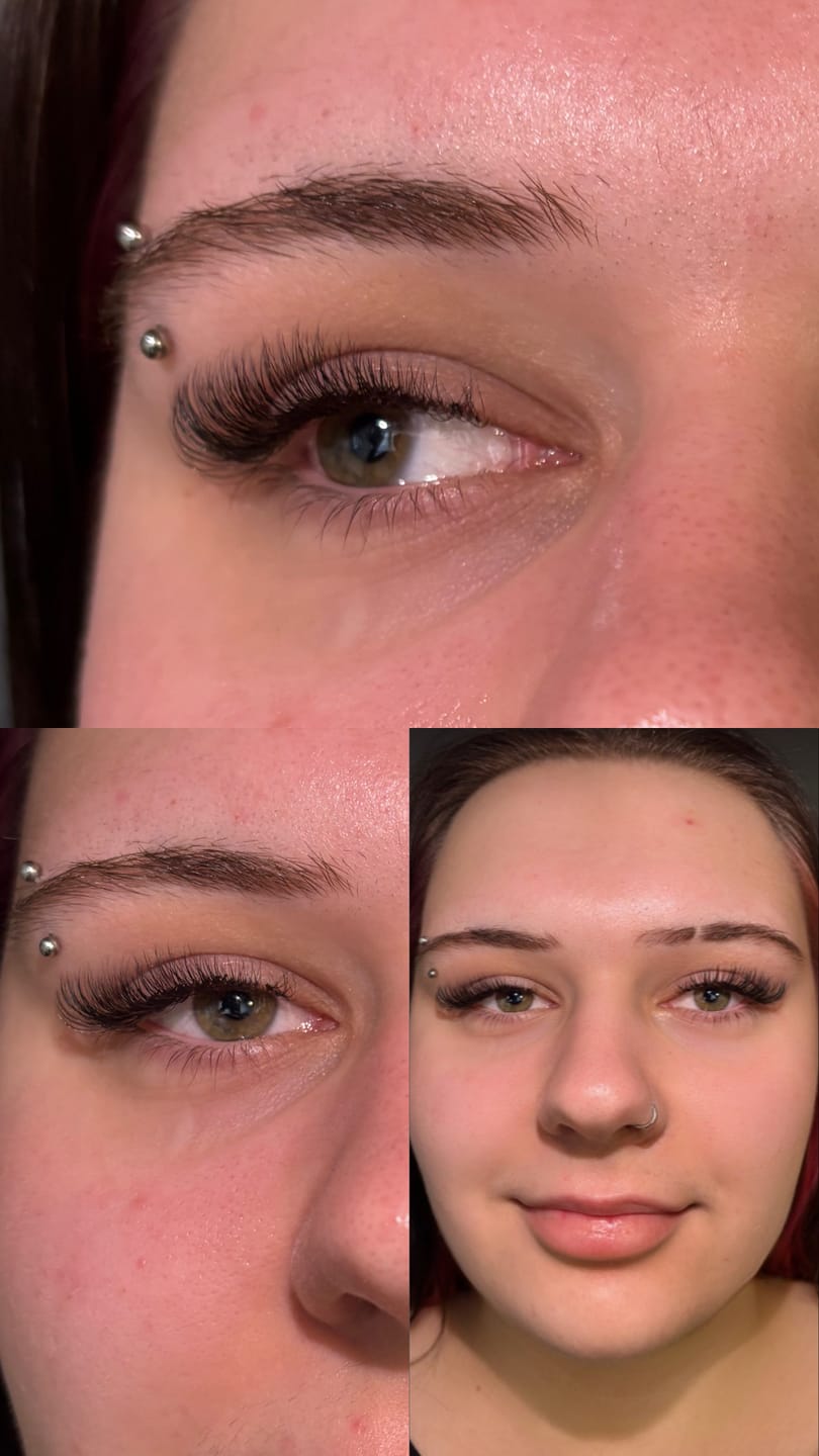 Customer photo review of Fertig Fächer Wimpern 3D  XXL Box Premade Fans