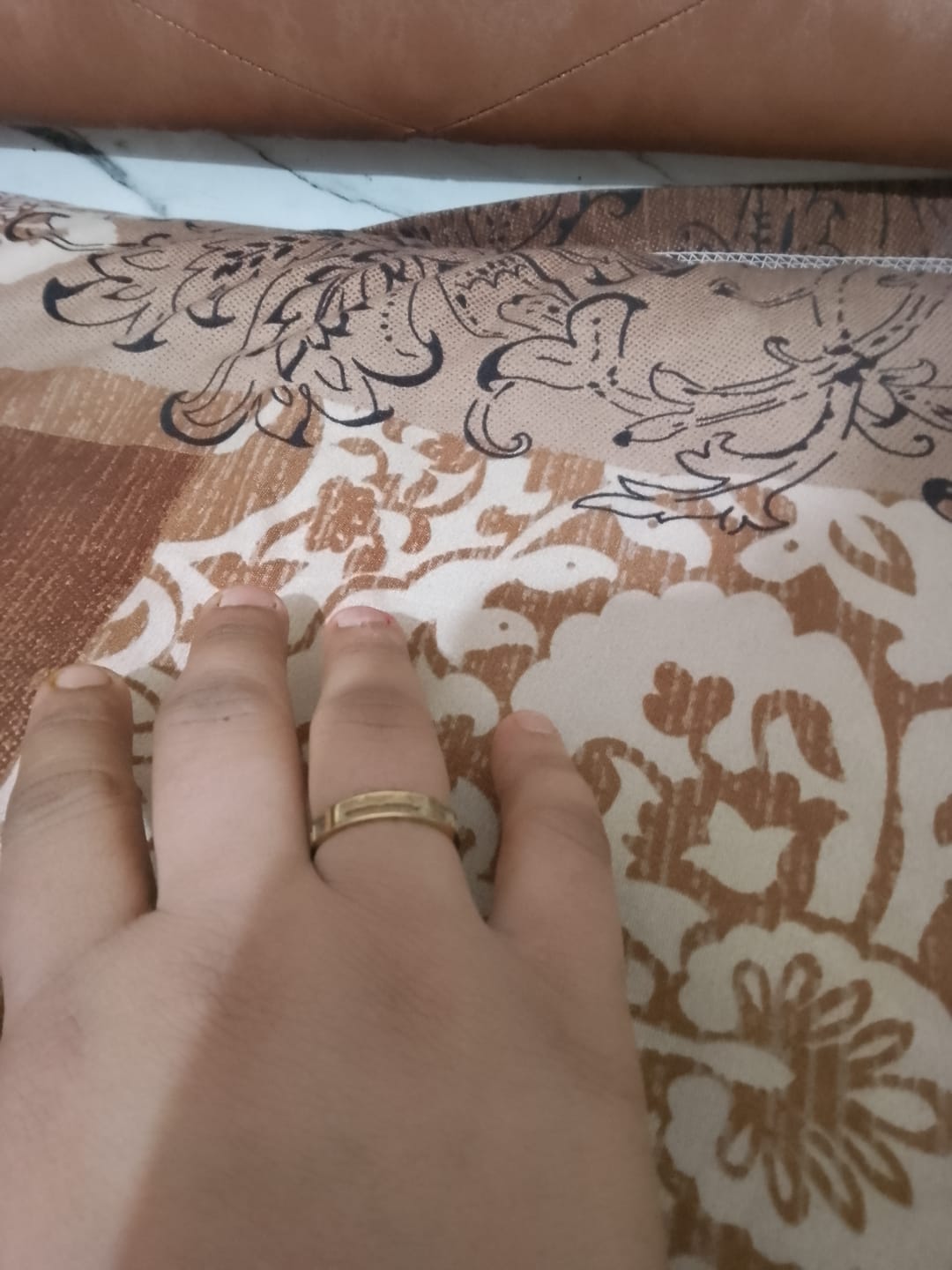 Customer photo review of Aurora Frame Sparkle Ring
