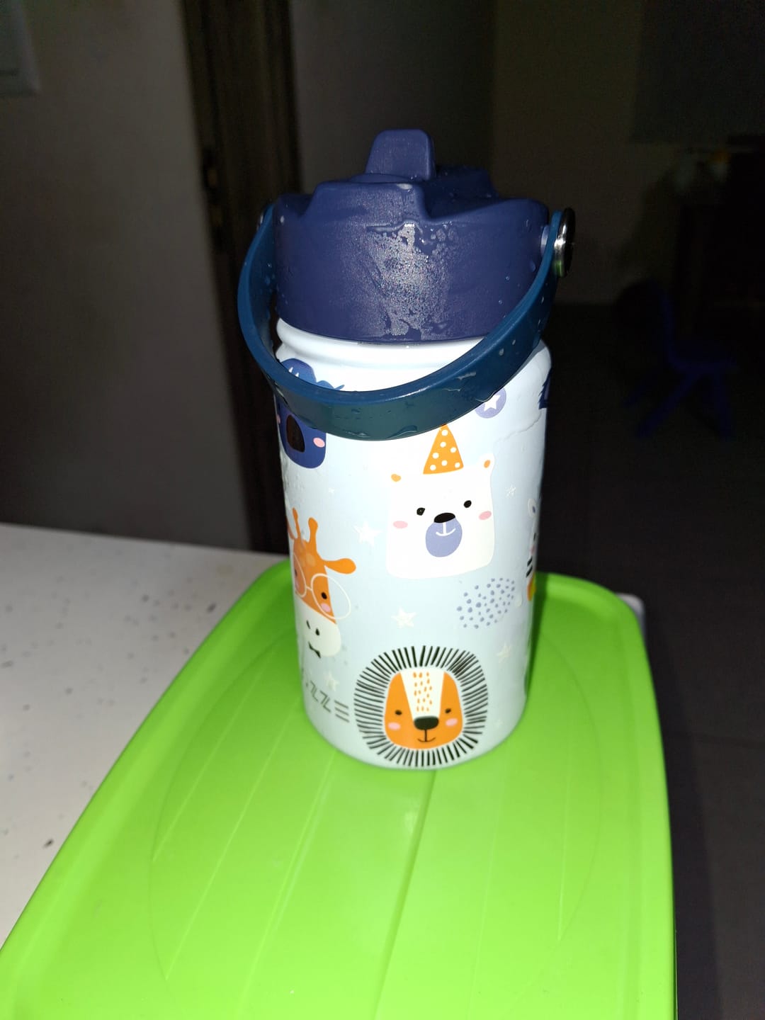 Customer photo review of DOZZE Water Bottle Straw Lid
