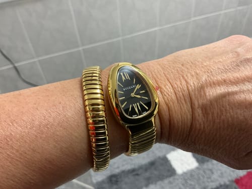 Customer photo review of serpenti tubogas 35mm gold