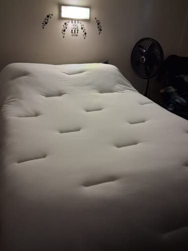 Customer photo review of MarshMellow Comforter