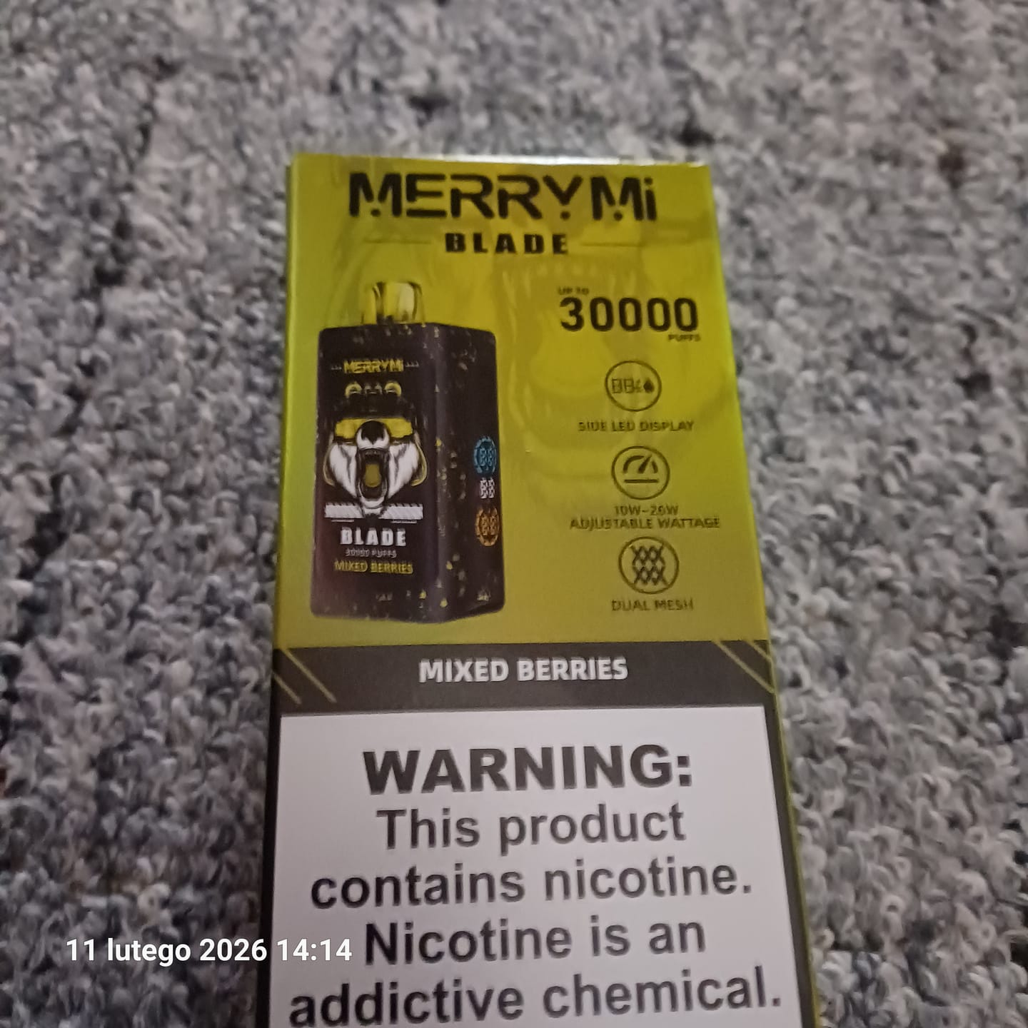 Customer photo review of MerryMi - Blade 30K - Jednorazówki - E papieros - 5% - 30000 Buchów